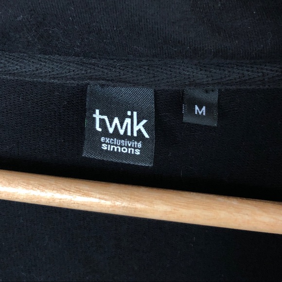 ✨Twik Long Black Zip Lightweight Jacket - Picture 2 of 4